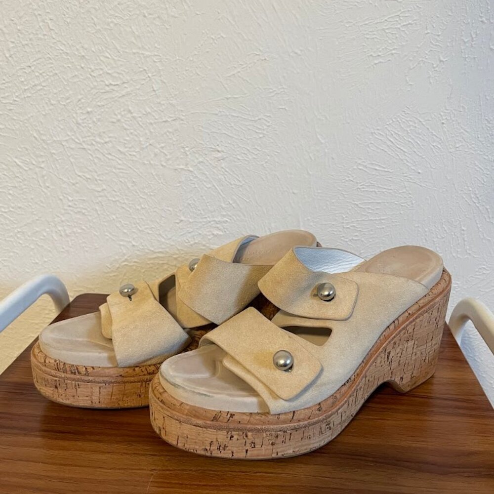 Rag and Bone Cork and Suede Wedges size  39